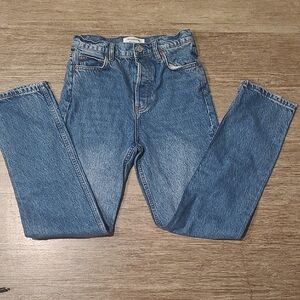 Reformation High Rise Blue Jeans